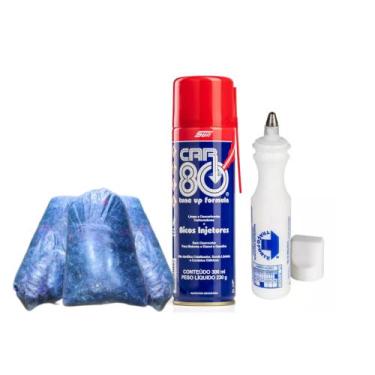 Imagem de Estopa Azul 2Kg, Marcador Industrial & Descarbonizante Car80 - Trigel,