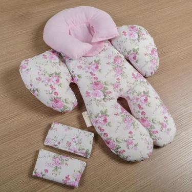 Imagem de Almofada Para Bebê Conforto Menino e Menina 100% Algodão (Várias Cores