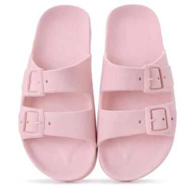 Imagem de Chinelo Infantil Feminino Sandália Papete Slide  Menina - Cauby, Rosé,