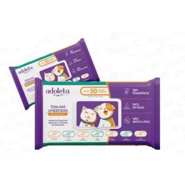 Imagem de Adoleta Clean Confort Toalha Umidecida com 50 unidades