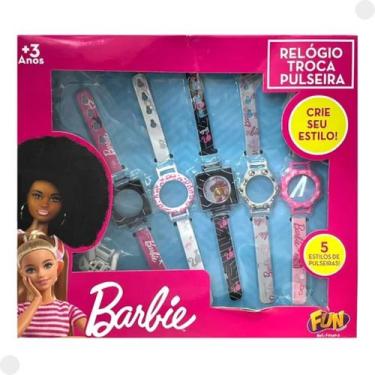 Imagem de Barbie Relógio Troca Pulseiras F0140-3 - FUN
