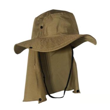 Imagem de Chapéu Australiano Pescador Boné de praia Pesca Proteção Solar Pescoço
