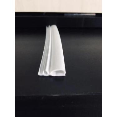 Imagem de 6 Metros Borracha Batente Vedação de Porta Encaixe Lateral Branca - Fe