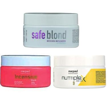 Imagem de MacPaul Kit Cronograma Capilar Loiro Fantástico 3 itens