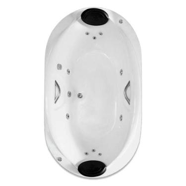 Imagem de Banheira Dupla Pequim COMPLETA com hidro - Só Banheiras, 1,90X1,10X0,4