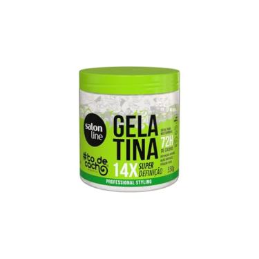 Imagem de Salon Line, Gelatina Capilar, ToDeCacho, Super Definição, Vegana - Cabelos Ondulados, Cacheados e Crespos, 550 g