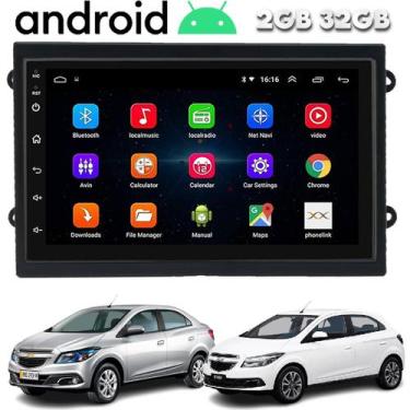 Imagem de Central Multimidia Android Onix Prisma Spin Cobalt Wifi Gps Espelhamen