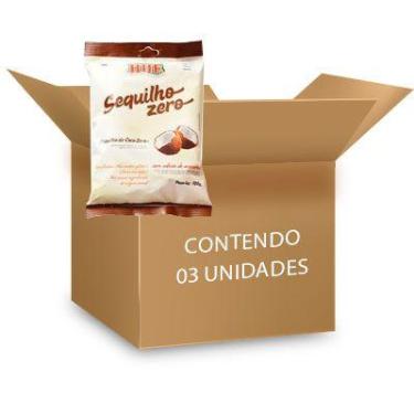 Imagem de Sequilho Zero Açúcar, Zero Glúten Hué Coco Contendo 3 Pacotes De 120g 