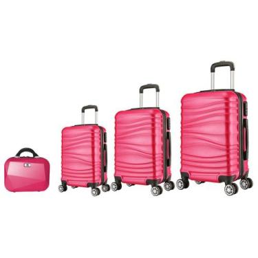 Imagem de Mala de viagem bordo, média, grande e frasqueira em abs eagle as67, Ro