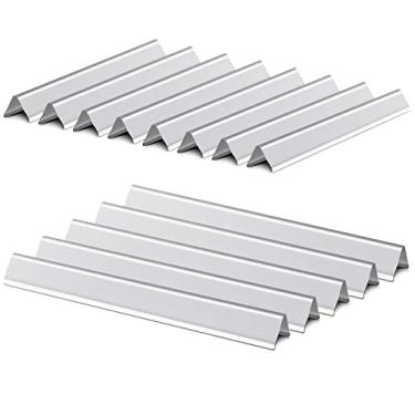 Imagem de Folocy 16 GA Grill Flavorizer Bars BBQ Gas Grill Replacement Parts for Weber 7538, 1100, Genesis 1000, 5000, Platinum Series I, II, Genesis I-V, Genesis Platinum I, II Models, Flavor Bars Accessories