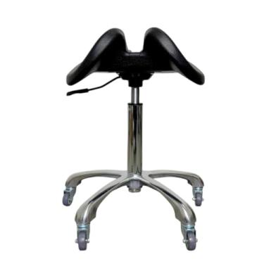 Imagem de Mocho Sela Anatomy Estek Base Aço Clínica Estética Odonto