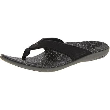 Imagem de Spenco Sandália masculina de couro Yumi, Estanho de carbono, 45