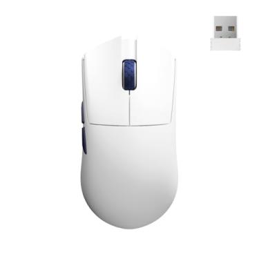 Imagem de Darmoshark M3SMAX Mouse Para Jogo Sem Fio,Tri-Mode 2.4G/Usb-C/Bluetooth Até 30000Dpi, Sensor PAW3950 Leve 52G, 5 Botões Programáveis 300Mah Duração Bateria Para Laptop, Pc, Mac-W