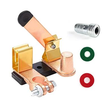 Imagem de GOGONFLY Interruptor Mestre de Desconexão Da Bateria, Lâmina de Faca Resistente 12V 24V Interruptor de Corte de Bateria, Isolador de Desligamento de Energia Da Bateria do Poste Superior para Carro, Ba