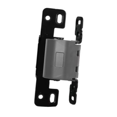 Imagem de Bothyi Dobradiça de porta sem costura de aço inoxidável, ferragens para casa, invisível, fácil de instalar, dobradiças de porta dobráveis para cozinha, Cinza