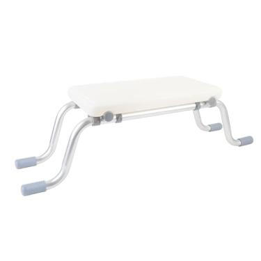 Imagem de Cadeira de Banho de Liga de Alumínio Resistente, Assento de Banheira Antiderrapante Com Rack Telescópico, Ajuste de ângulo Múltiplo, Cabe Em Vários Tamanhos de Banheira para