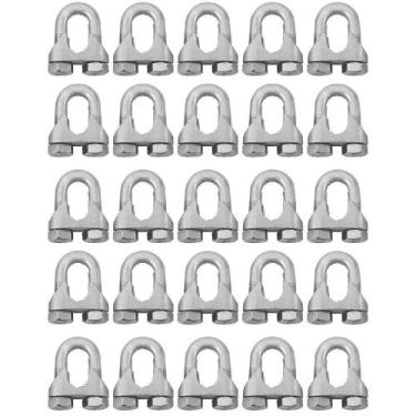 Imagem de Clips Grampo Para Cabo De Aço 5/16 1,0004 25 Unidades - Nord