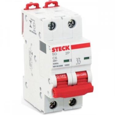Imagem de Disjuntor Steck Din Bipolar 02A   Sdd62C02