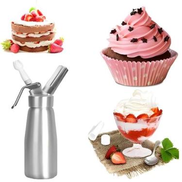 Imagem de Garrafa Sifão Chantilly Creme Cream 500ml Culinária Profissional - ZEM