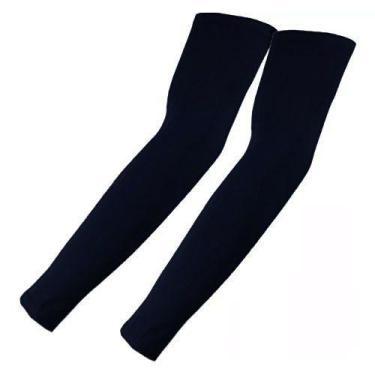 Imagem de Kit com 3 Pares de Manguito Manga Proteção Solar Academia Cliclismo - 