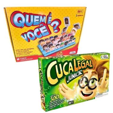 Imagem de Kit 2 Jogo Tabuleiro Infantil Familia Cuca Legal Junior E Quem É Você 