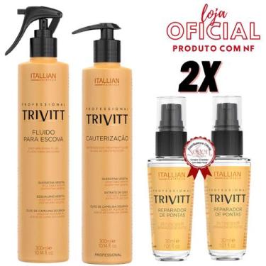 Imagem de Trivitt - Fluido para Escova + Cauterização + 02 Reparador de Pontas