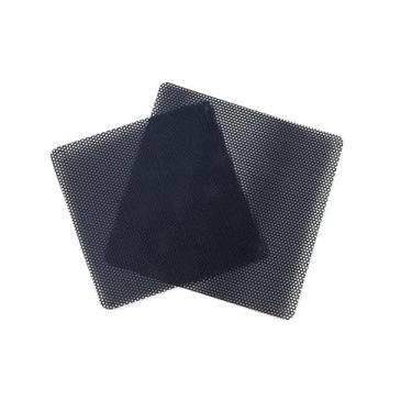 Imagem de 2 peças 8 cm/12 cm/14 cm ventilador de computador rede à prova de poeira fino preto PVC filtro de poeira malha de rede cooler malha para proteção de capa de PC (tamanho: 12 cm)