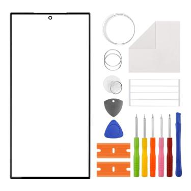 Imagem de Duotipa Novo painel de vidro frontal de substituição para Samsung Galaxy S24 Ultra-6,8 polegadas, substituição de tela de vidro frontal com OCA com kit de ferramentas de reparo - sem tela LCD e
