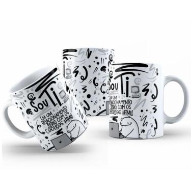 Imagem de Caneca Personalizada 325ml Meme Flork Profissões Engraçadas - Mecolour