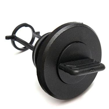 Imagem de Bujão Tipo Bueira Dreno Com Rosca Em Pvc Preto