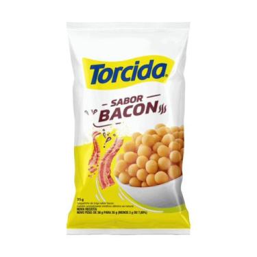 Imagem de Biscoito Salgadinho Torcida 35g C/10 Unidades, 10x Bacon