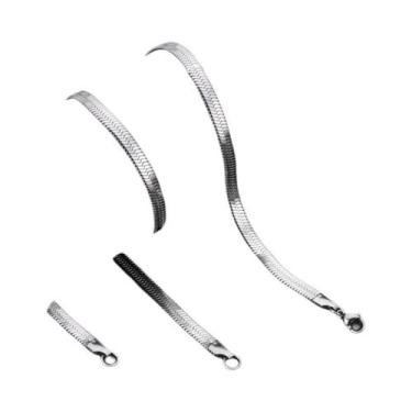 Imagem de Colar de Cobra em Aço Inoxidável Dourado (40-60cm) - Masculino e Femin