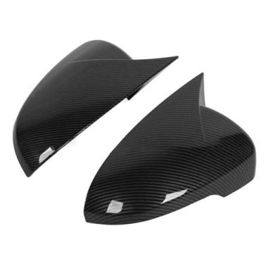 Imagem de Tampa de espelho retrovisor de porta de carro para Hyundai Tucson NX4 2021-2024, ABS estilo fibra de carbono tampas de espelho lateral de substituição de tampas de proteção de espelho retrovisor