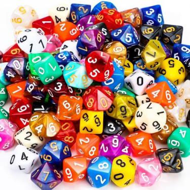 Imagem de Conjunto de Dados Poliedricos Skylety (200 Peças) com Bolsa