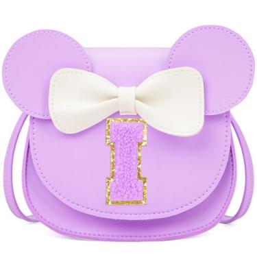 Imagem de OYLOLA Presentes de aniversário para meninas de 3, 4, 5, 6, 7 e 8 anos, bolsa infantil para meninas pequenas, presente para meninas, Roxo-roxo