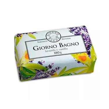 Imagem de Sabonete Natural em Barra Giorno Bagno Lavanda e Baunilha 180g