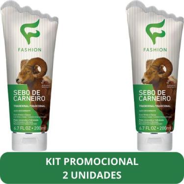 Imagem de Creme Hidratante Tradicional Fashion Sebo de Carneiro Bisnaga 200ml Ki
