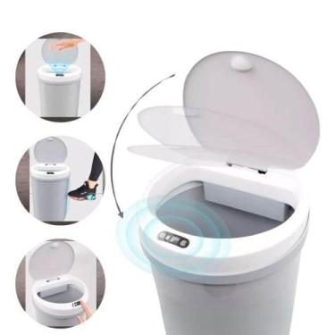 Imagem de Lixeira Automática Inteligente Com Sensor 5 Litros Original - Luatek