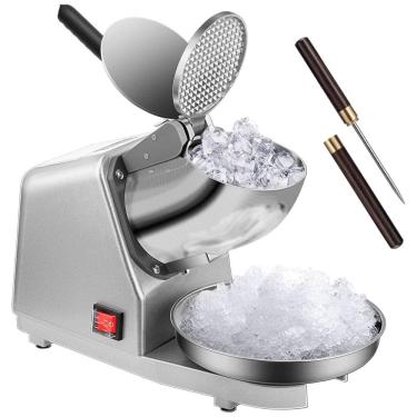 Imagem de Máquina de Raspadinha Industrial, Aço Inoxidável, 64 kg, h, 110v, VIVOHOME VH278 SL, Prateado