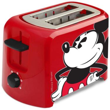 Imagem de Torradeira Elétrica Mickey Mouse, 2 Fatias, 110v, DISNEY DCM 21, Vermelho