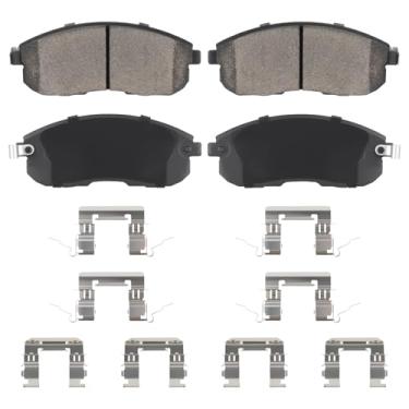 Imagem de Conjunto de pastilhas de freio dianteiras de cerâmica para Nissan 350Z 03-05, Altima 02-13, Cube 09-14, Maxima 00-03, Sentra 07-17, Versa 07-12, Juke 11-17, para INFINITI G20 G35 I30, I35 02-04,