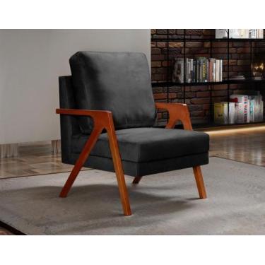 Imagem de Poltrona Kiara Decorativa Moderna Confortável Recepção Sala de Estar  