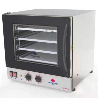 Imagem de Kit - Forno Turbo Elétrico Fast Oven PRP-004 127v Preto + Bancada MES-004 - Progás