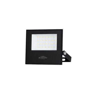 Imagem de Refletor Blumenau Led Play 30w Preto Bivolt 6500k Luz Branca