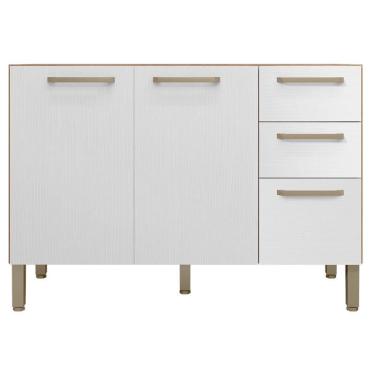 Imagem de Balcão de Pia Mad Versalhes 120 cm Freijó Supremo - Kits Paraná