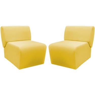 Imagem de Kit 2 Poltronas Decorativa Para Sala Manicure Consultório Escritório Z