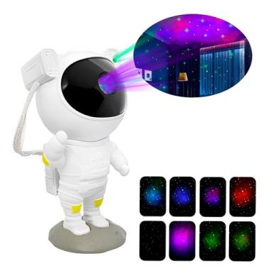 Imagem de Projetor De estrelas nebulosa Astronauta Luminaria De Mesa - ZEM