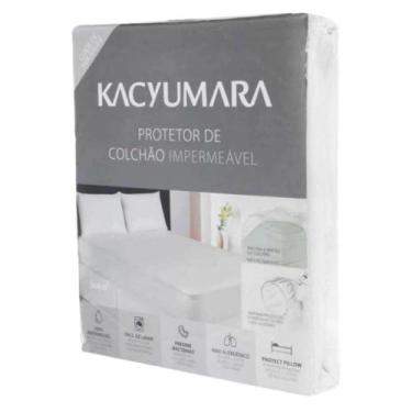 Imagem de Protetor de Colchão Queen de Algodão Kacyumara Impermeável CasaK