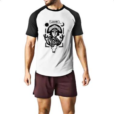 Imagem de Camiseta Raglan Lampiao rei do cangaco - Alearts, P