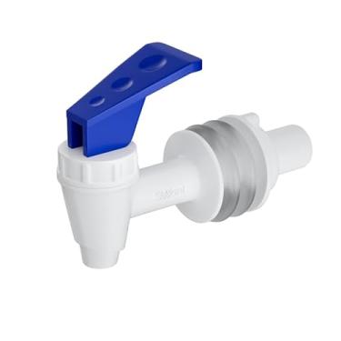 Imagem de Torneira para Filtro de Água Stéfani Clic PVC (Branca/Azul)